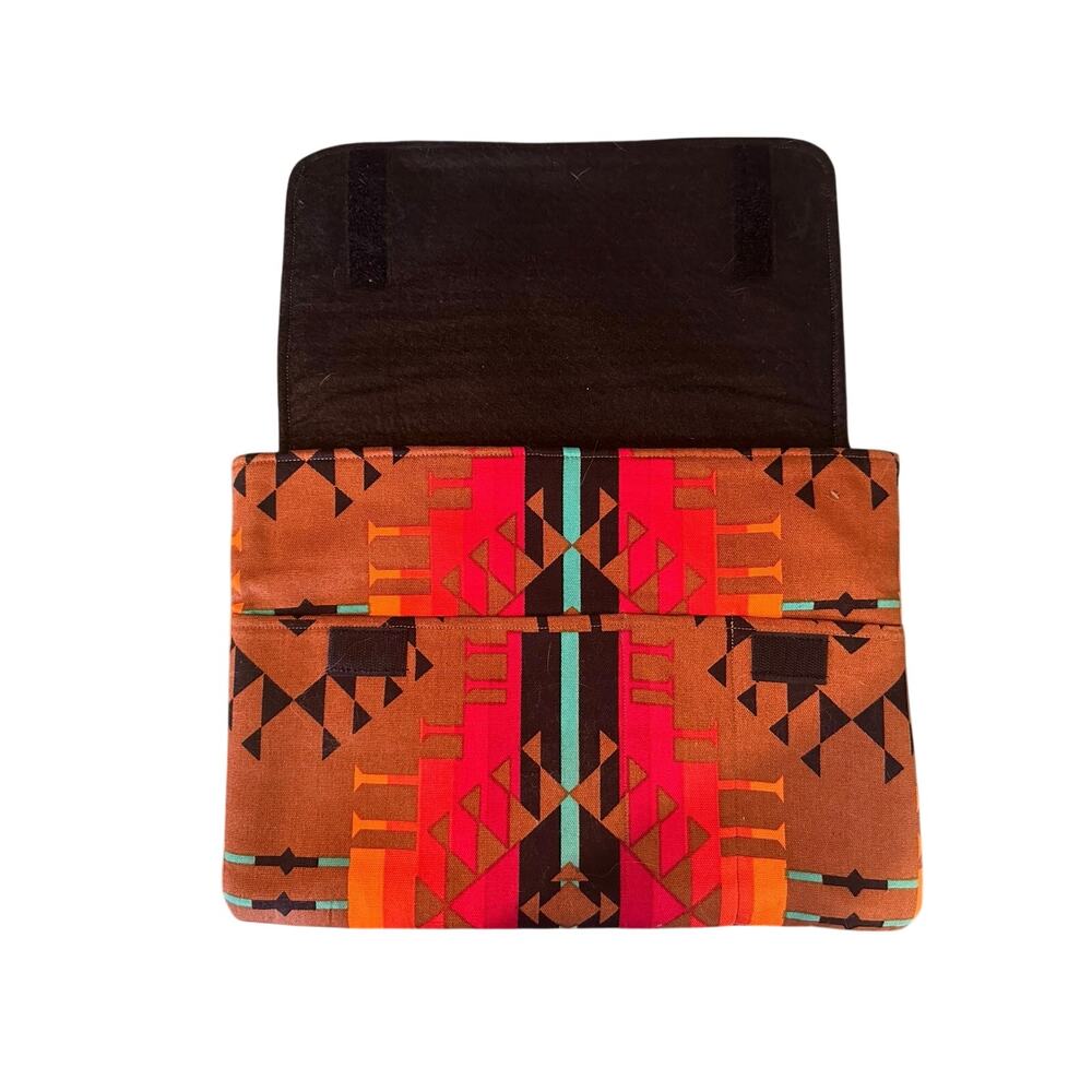 Southwest Print Laptop Sleeve 10x14” – Padded iPad Case with Organizer Pockets